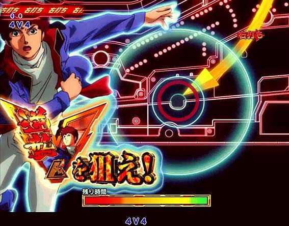 Pフィーバー　機動戦士ガンダム 逆襲のシャアのV入賞時