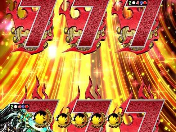 ぱちんこCR真･北斗無双の昇格演出　確変図柄のみ