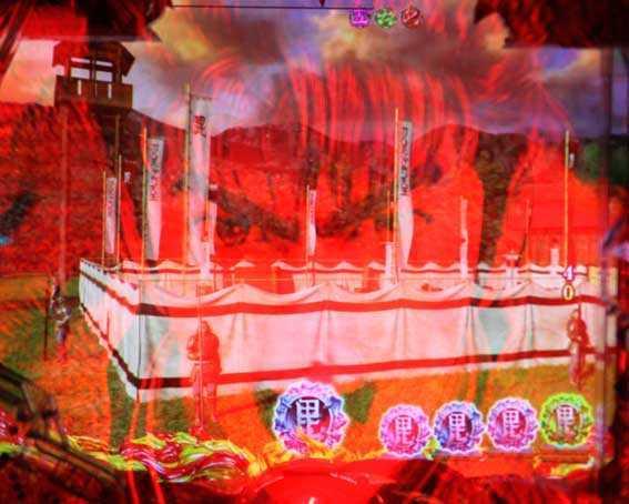 花の慶次〜蓮　傾奇者来臨予告 （入賞時フラッシュ）