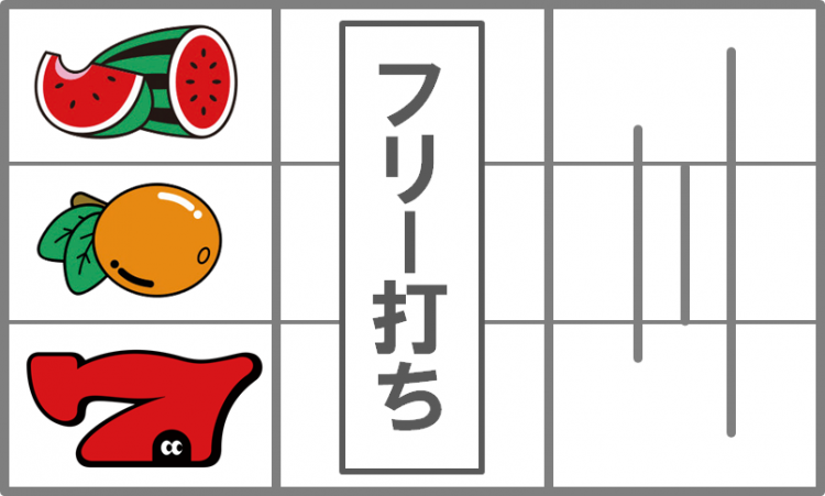 5号機ゲッタマ左下段赤7