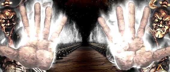 ＨＥＹ！鏡の松明演出