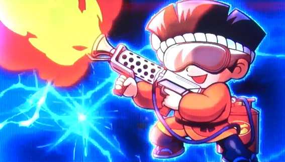 ドンちゃん2の赤ドン・火炎放射器