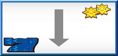 パチスロ ディスクアップの打ち方_レビュラーボーナス 左リール下段に青7停止時のリカバリー