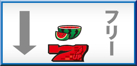 パチスロ ディスクアップの打ち方_レギュラーボーナス手順②右リールフリー打ち