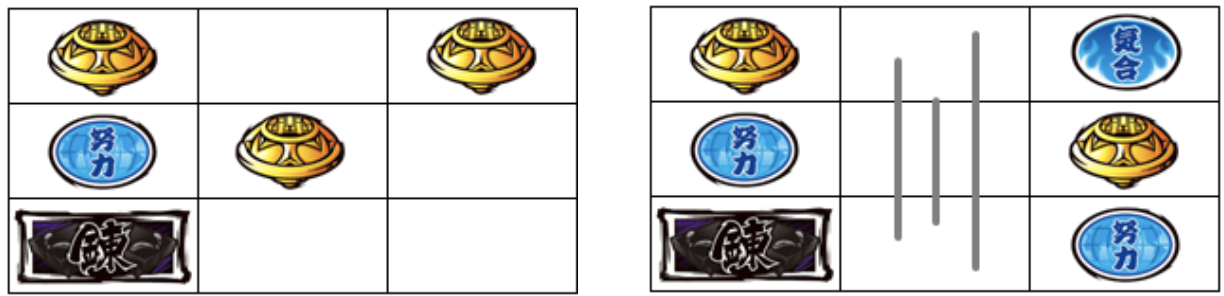 押忍！サラリーマン番長の打ち方　レア役　チャンス目