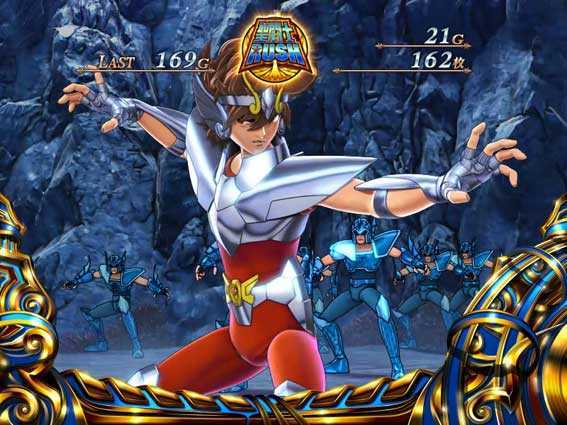 聖闘士星矢 セイントセイヤ 海皇覚醒の聖闘士RUSHの海底渓谷ステージ