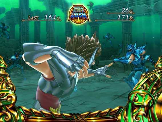 聖闘士星矢 セイントセイヤ 海皇覚醒の聖闘士RUSHの闘技場後ステージ