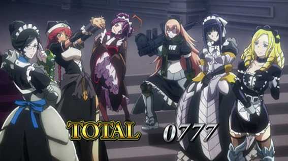 オーバーロード ボーナス終了画面 メイド全員集合