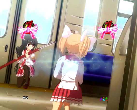 緋弾のアリアAA JD設定付 図柄リボンエフェクト