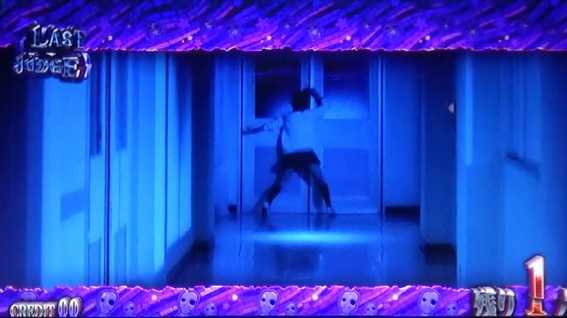 青鬼 スロットの液晶周囲エフェクト