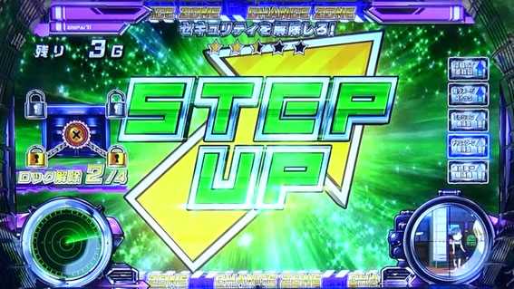 スナイパイ71 スロット新台のCHANCE ZONEステップアップ