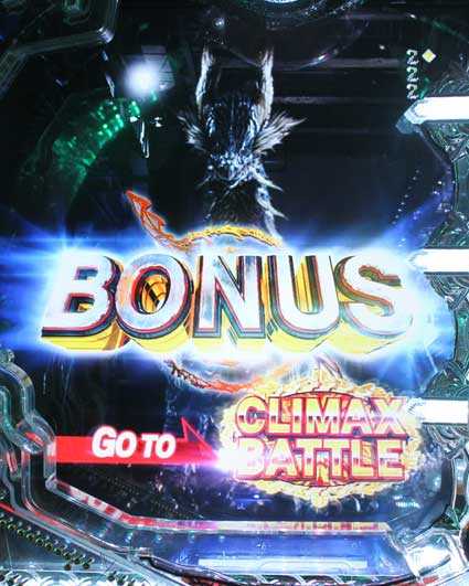10カウントチャージ絶狼 パチンコ新台のBONUS画面