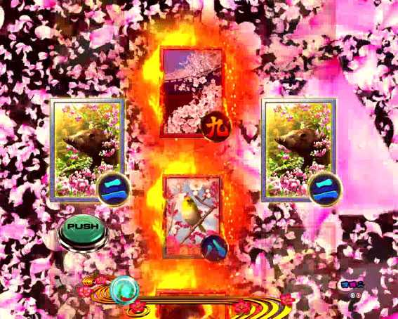 真花月2 夜桜バージョン パチンコ新台の炎図柄