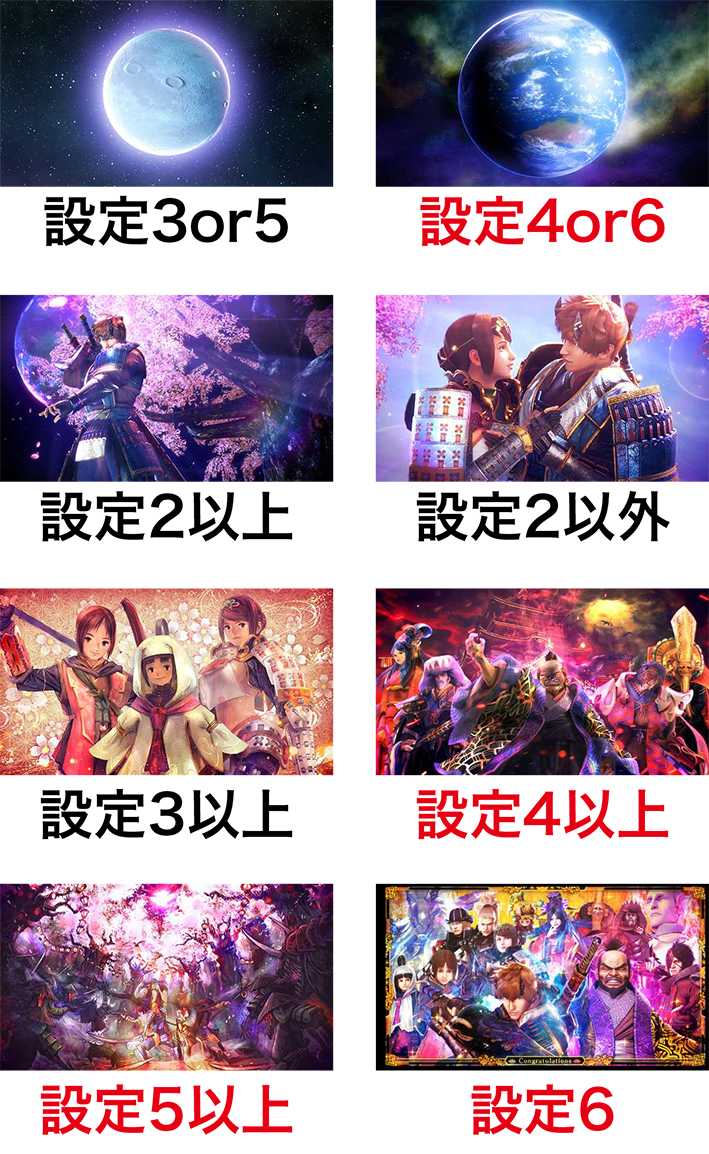 新鬼武者　極限極闘BONUS終了画面