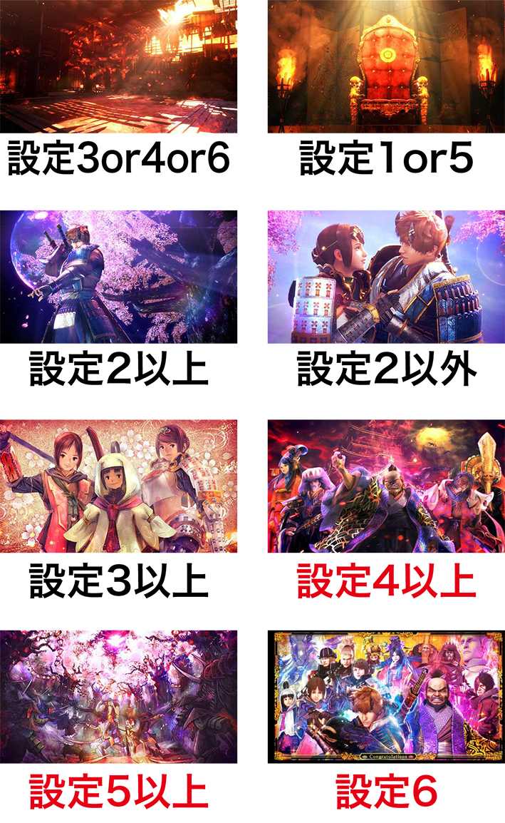新鬼武者　極限極闘BONUS終了画面