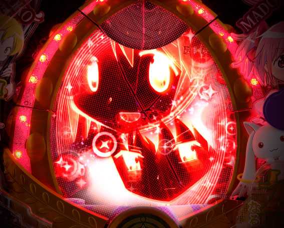 ぱちんこ 劇場版魔法少女まどか☆マギカ キュゥべえver. リーチ中ソウルジェムカットイン