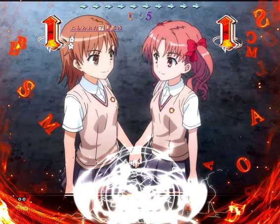 Pとある魔術の禁書目録 御坂美琴ST 美琴&黒子リーチ