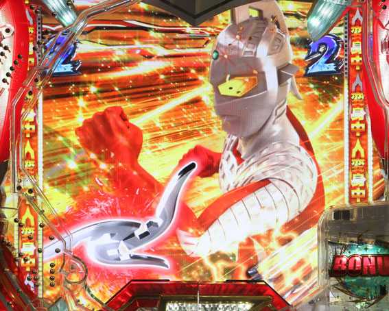 ぱちんこ ウルトラセブン 超乱舞 ウルトラセブン決戦リーチ共通チャンスアップ②