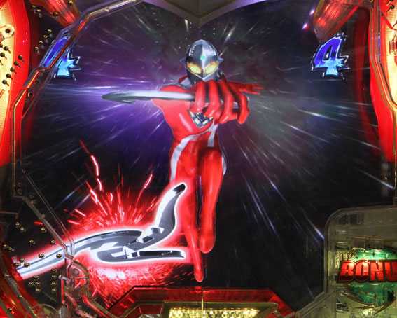 ぱちんこ ウルトラセブン 超乱舞 ウルトラセブン決戦リーチ共通チャンスアップ③
