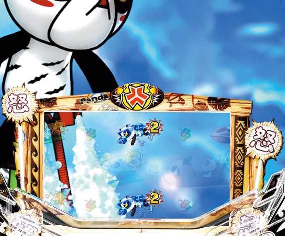 安心ぱちんこキレパンダ 怒ランプ予告