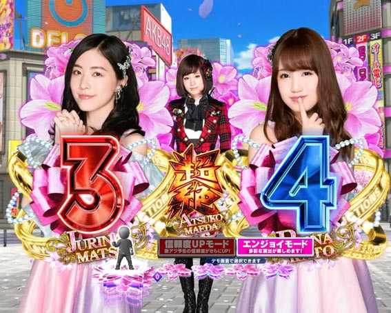 AKB48 桜 LIGHT 中超絶図柄停止