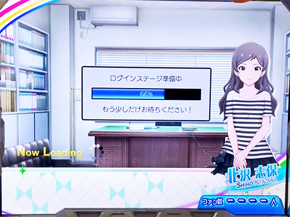 パチスロ アイドルマスター ミリオンライブ！のログイン画面