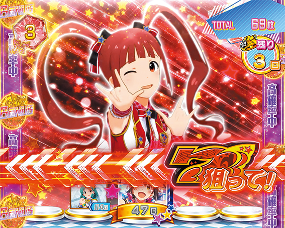 パチスロ アイドルマスター ミリオンライブ！のボーナスチャンス