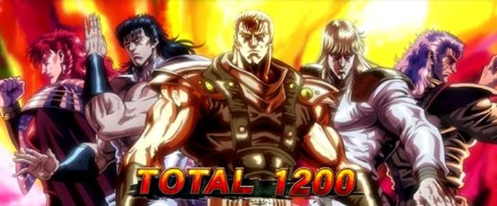 パチスロ北斗の拳 宿命のBB終了画面(南斗五聖拳)