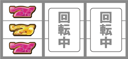 沖ハナ　3連7停止