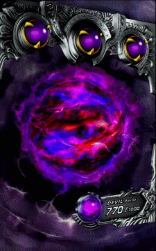 鉄拳4デビル 左液晶デビル因子紫