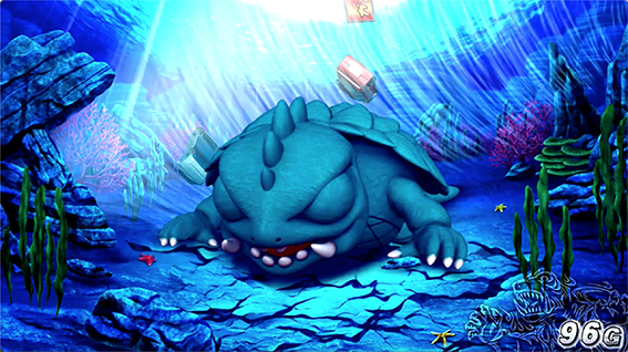 ガメラの背景通過2