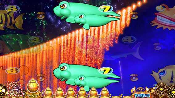 PAスーパー海物語IN JAPAN2 金富士 99バージョン ナイアガラ花火リーチ