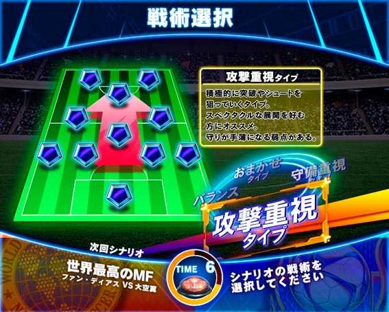 Pキャプテン翼2020 戦術選択