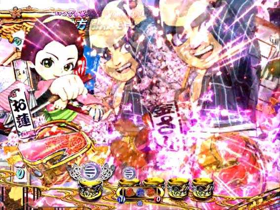 PA遠山の金さん2 遠山桜と華の密偵 JWD 同色図柄停止予告