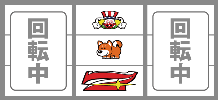 ファンキージャグラー2 先告知時中下段7停止