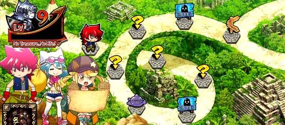 秘宝伝　ダンジョンMAP