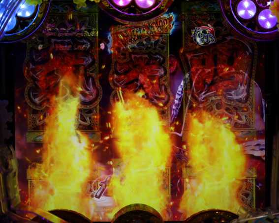 真花の慶次2 漆黒の衝撃 EXTRA RUSH 火柱連続先読み演出