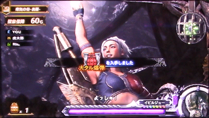 モンハン黄金狩猟通常時狩猟アイテム大タル爆弾鬼人薬