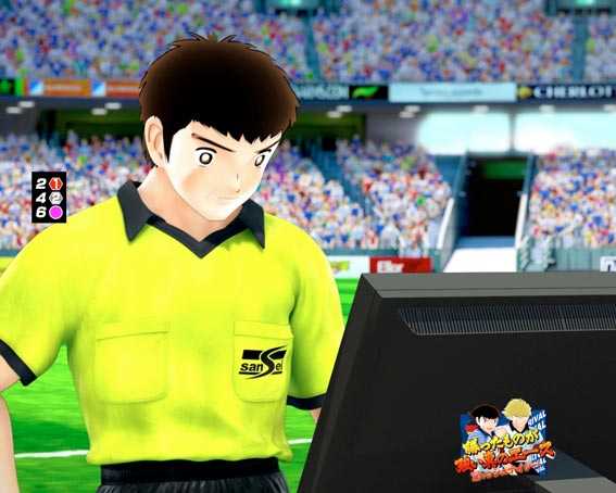 Pキャプテン翼 若林 ビデオ判定