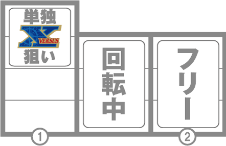 バーサスR 単独X狙い