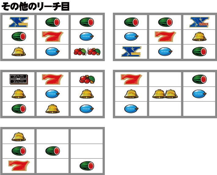 バーサスR　その他のリーチ目