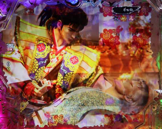 真花の慶次3 全回転リーチ