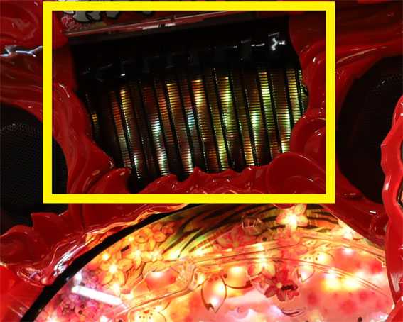 真花の慶次3 枠上部フラッシュ演出