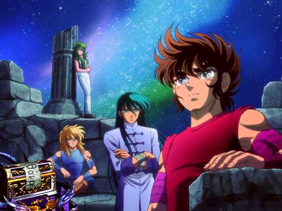 聖闘士星矢冥王復活のAT終了画面