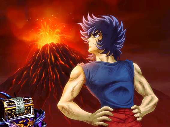 聖闘士星矢冥王復活のAT終了画面