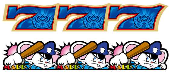 SLOTマッピーBIG青7揃いマッピー揃い