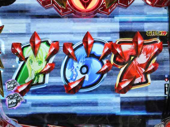 PハイスクールDD ギャスパー図柄停止予告