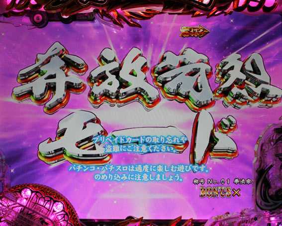 デジハネP蒼天の拳 双龍 奔放苛烈モード