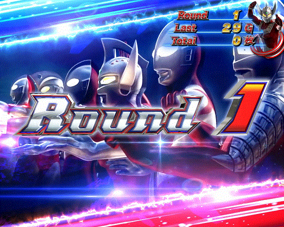 ウルトラマンタロウ暴君SPEC　ラウンド画面　6兄弟