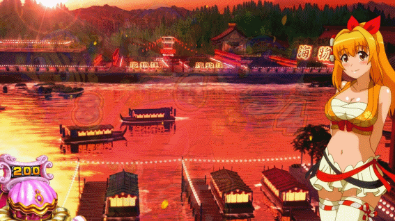 S海JAPANの夕方背景